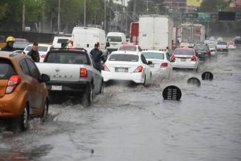 Intensas lluvias deja afectaciones en diversos puntos de la CDMX