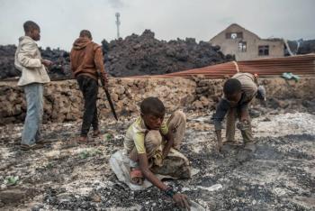 Tras erupci&oacute;n del Nyiragongo reportan desaparici&oacute;n de 170 ni&ntilde;os