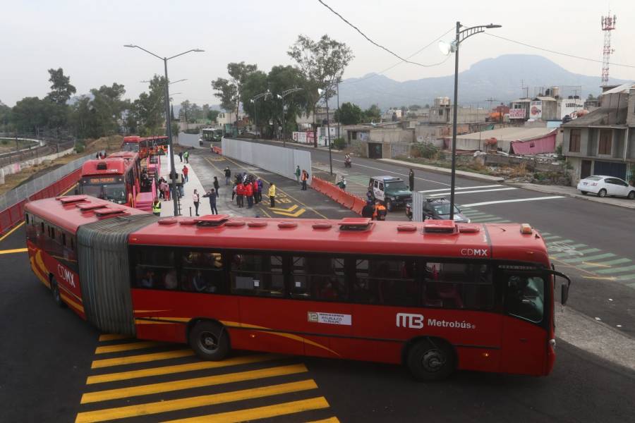 Pruebas de Metrobús disminuyen 30% en tiempos de recorrido de la Línea 12: SEMOVI