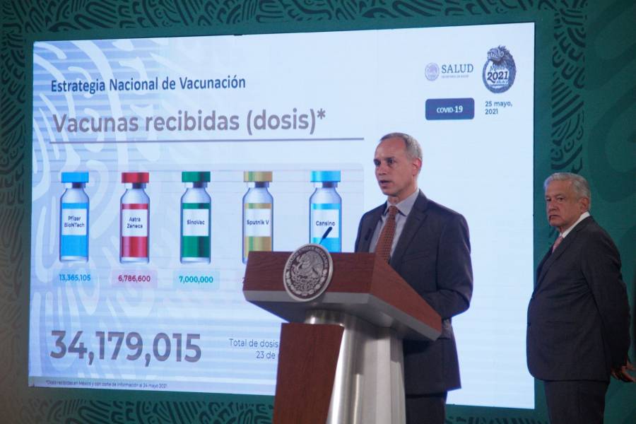 Contagios a la baja y vacunación a la alza: Hugo López-Gatell