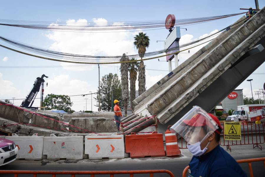 Concluye desmantelamiento de secciones colapsadas, tras accidente en Línea 12 del Metro
