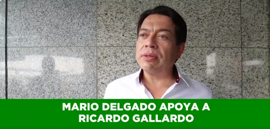 Respalda Mario Delgado a Ricardo Gallardo, representa a la 4T en SLP