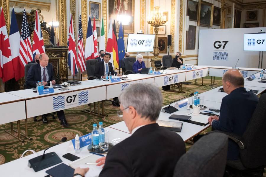 El G7 acuerda crear un impuesto mínimo global del 15% para las grandes empresas