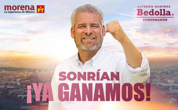 Candidato de Morena en Michoacán dice haber ganado la gubernatura