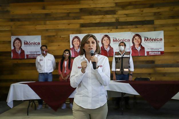 Mónica Rangel candidata de Morena reconoce triunfo de Ricardo Gallardo Cardona