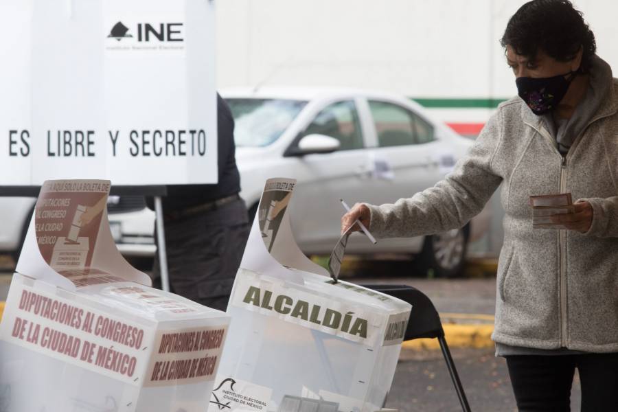 Resultados electorales en alcaldías de acuerdo al PREP con corte a la media noche