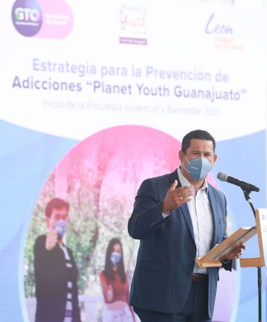 Gobernador de Guanajuato exhorta al compromiso social: no al consumo de drogas en menores