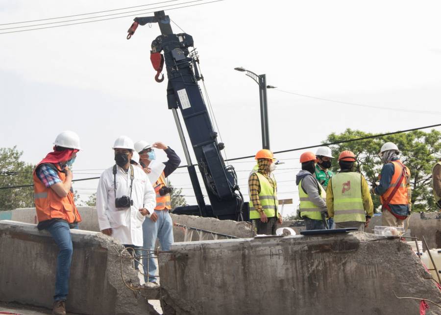 Seguirán labores en taller de resguardo de evidencias por accidente en Línea 12 del Metro