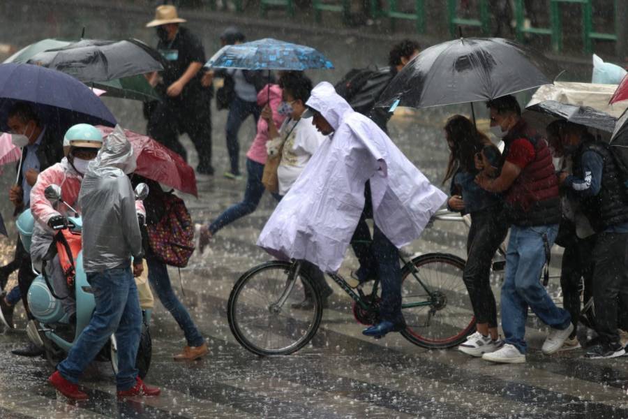 Activan Alerta Naranja por fuertes lluvias en la CDMX