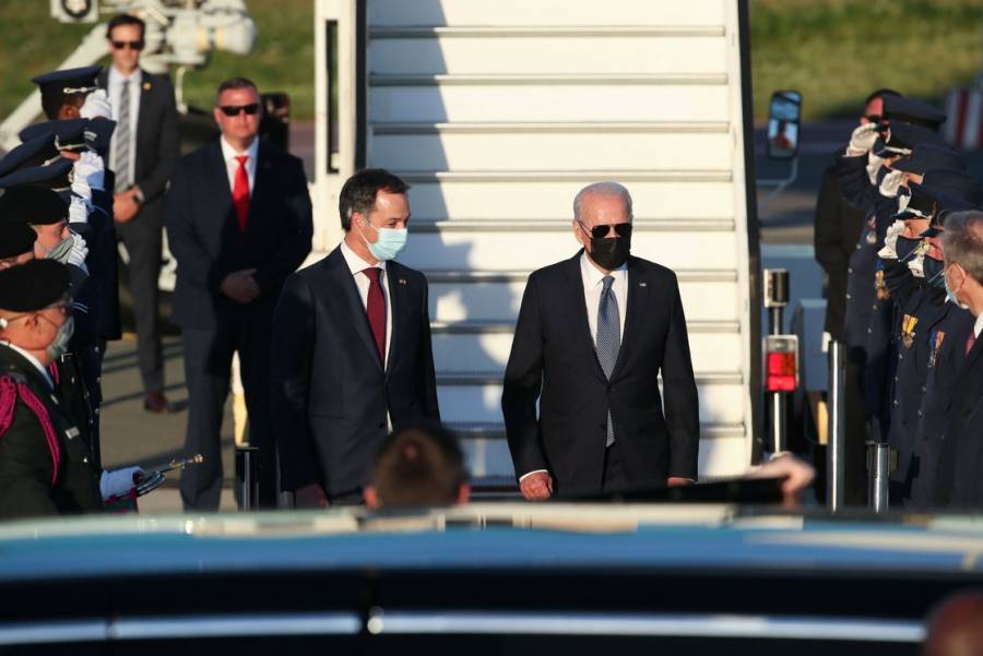 Joe Biden lleg&oacute; a Bruselas para la cumbre con la OTAN y la UE