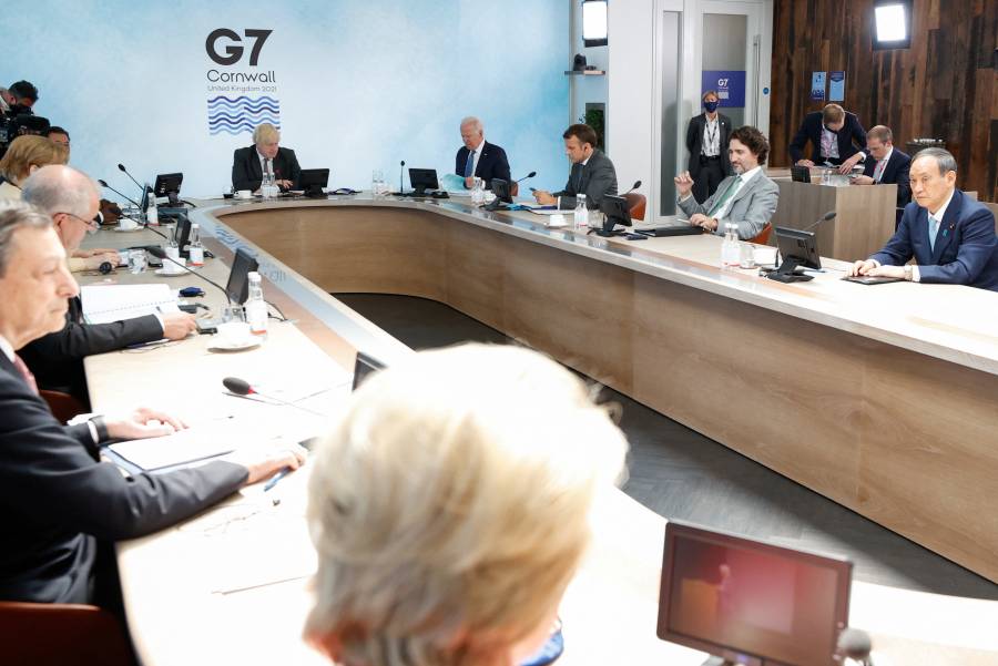 G7 acuerda donar mil millones de vacunas contra Covid-19 a países desfavorecidos