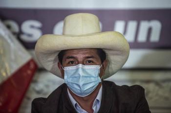 Pedro Castillo obtiene 50% de votos a la presidencia de Per&uacute;