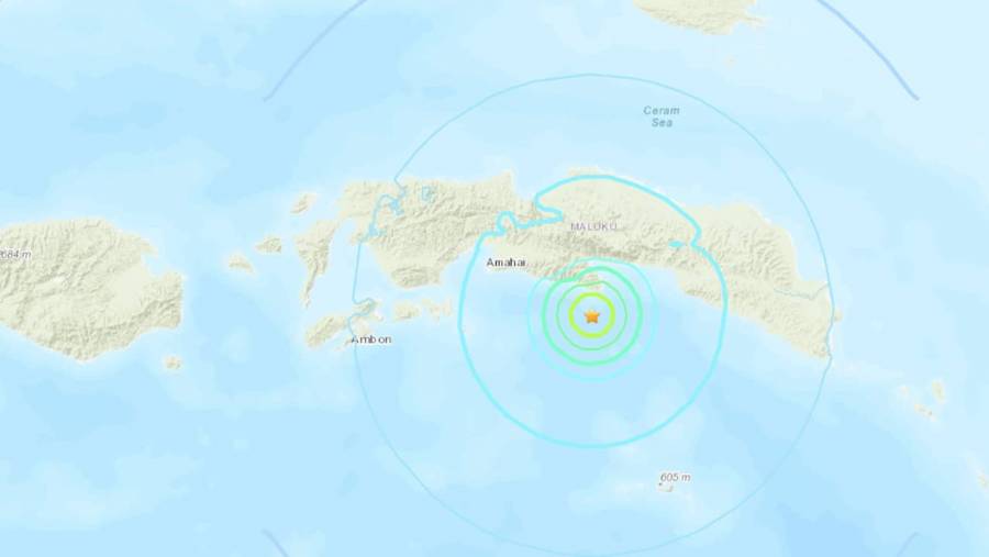 Sismo de magnitud 5.8 sacude a Indonesia