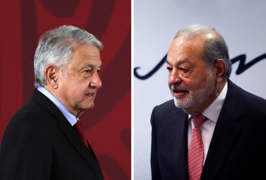 AMLO: Carlos Slim actúa de manera responsable e institucional
