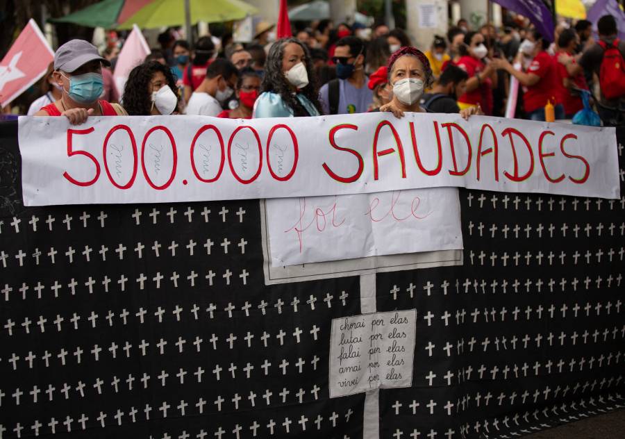 Brasil ya superó los 500 mil decesos por Covid-19