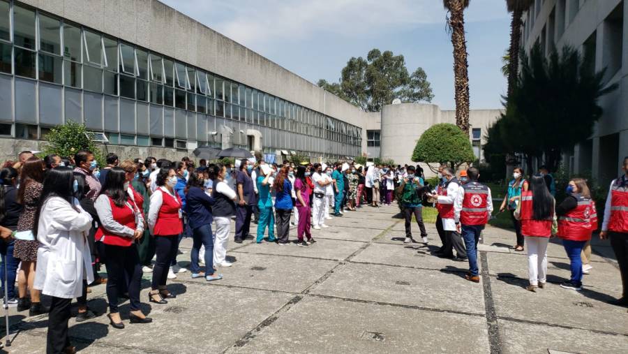 El Hospital Juárez de México participó en el Primer Simulacro Nacional 2021