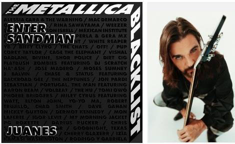 Maravilloso sueño ser parte de “The Metallica Blacklist”: Juanes