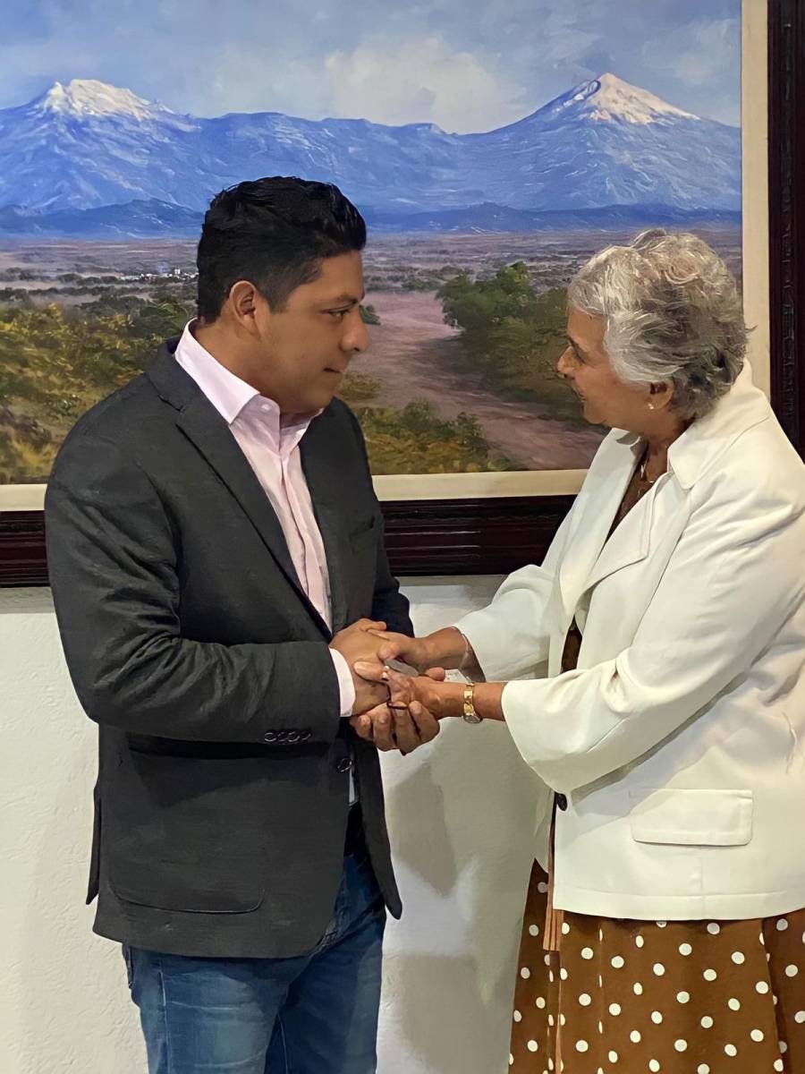 Olga Sánchez Cordero y Ricardo Gallardo Cardona acuerdan trabajar por SLP