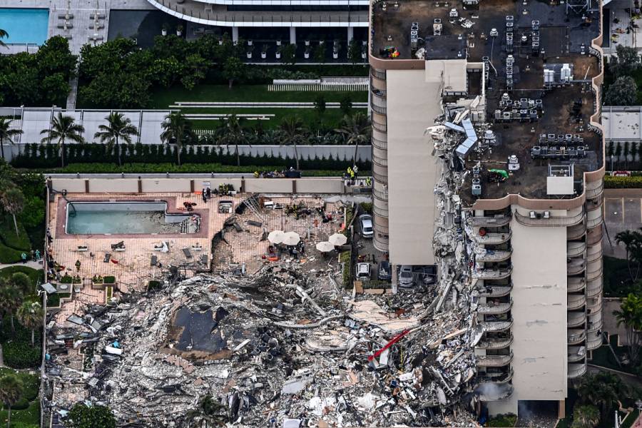 Suman cuatro muertos y 159 desaparecidos por colapso de edificio en Florida