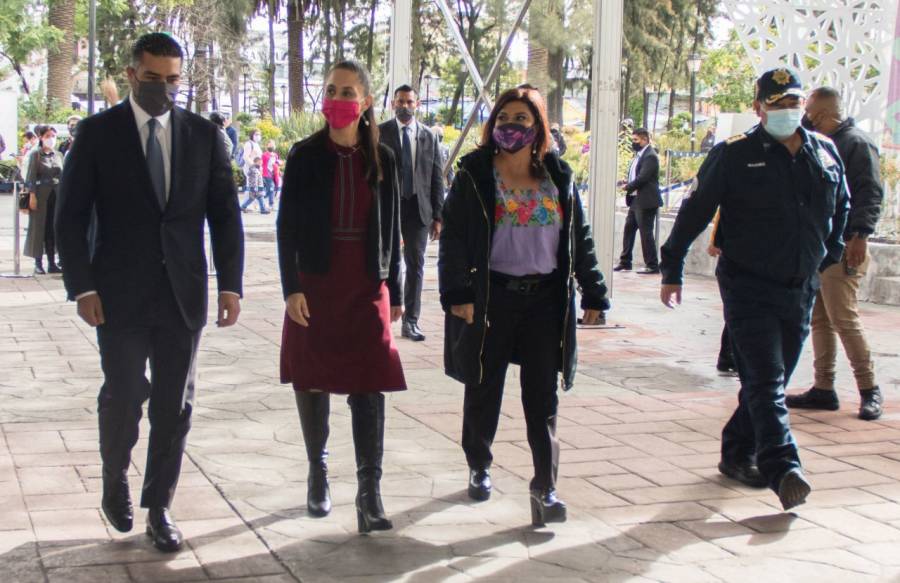 Claudia Sheinbaum presenta avances en materia de seguridad en Iztapalapa