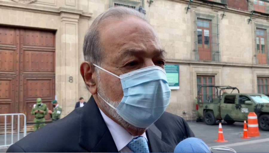 Tras reunión con AMLO, anuncia Carlos Slim que repararán tramo de Línea 12 del Metro