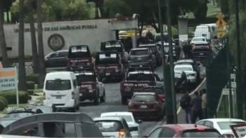 Reportan movilización policíaca en las instalaciones de la Universidad de las Américas en Cholula, Puebla