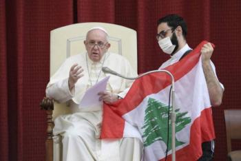 Papa Francisco mand&oacute; un mensaje de paz y esperanza para L&iacute;bano