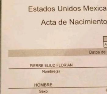 En honor a jugadores de Tigres, bautizan a menor como “Pierre Eliud Florian”