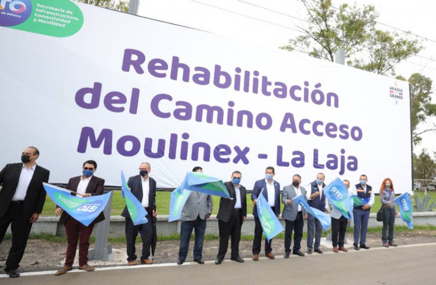 En Guanajuato, Diego Sinhue entrega camino rehabilitado