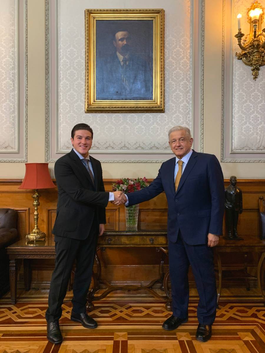 AMLO se reúne con Samuel García, gobernador electo de Nuevo León