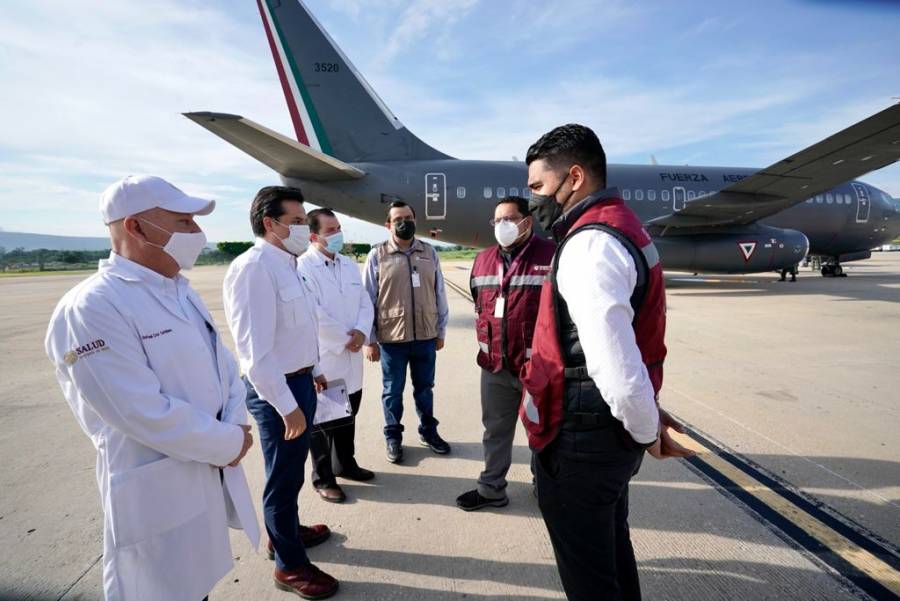 Llegan a Chiapas 300 mil vacunas contra COVID-19