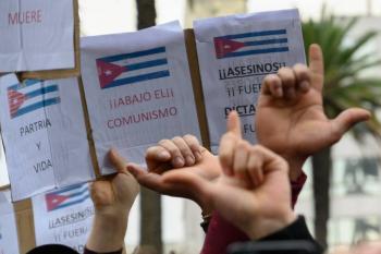 Fallece un cubano durante protestas en La Habana