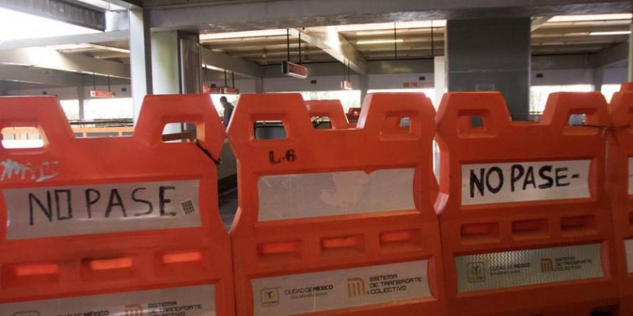 Linea 6 del Metro de la CDMX suspende servicio en 6 estaciones