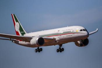 Ya está en México el Avión Presidencial; llega de Tokio