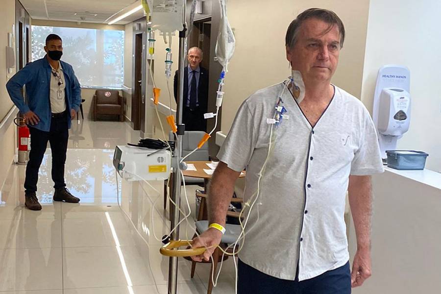 Jair Bolsonaro recibe alta médica tras padecer obstrucción intestinal