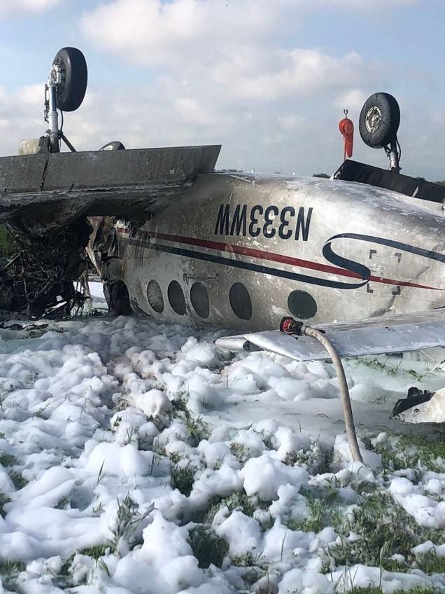 Reportan accidente de una avioneta en inmediaciones de aeropuerto de SLP