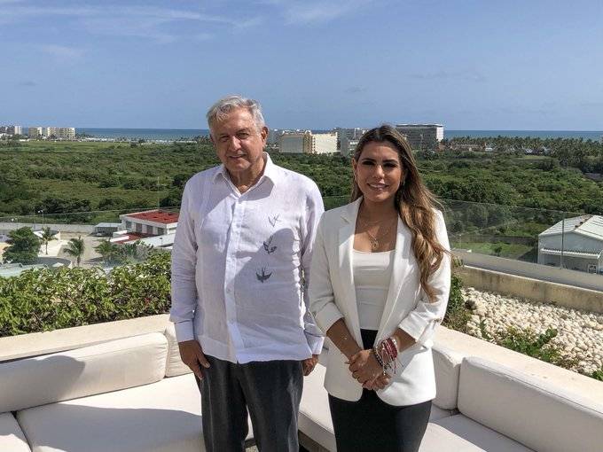 AMLO se reúne con Evelyn Salgado, gobernadora electa de Guerrero