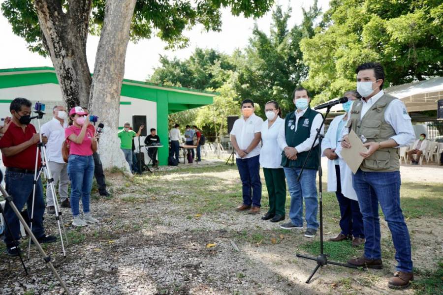 Más de 100 mil personas vacunadas con plan de reforzamiento en Chiapas: Zoé Robledo