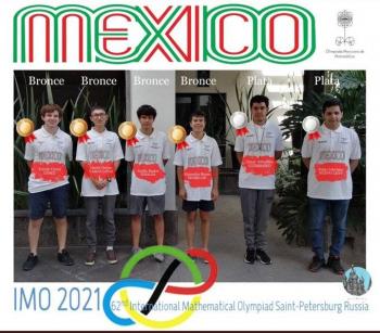 Mexicanos logran 2 platas y cuatro bronces en Olimpiada de Matemáticas