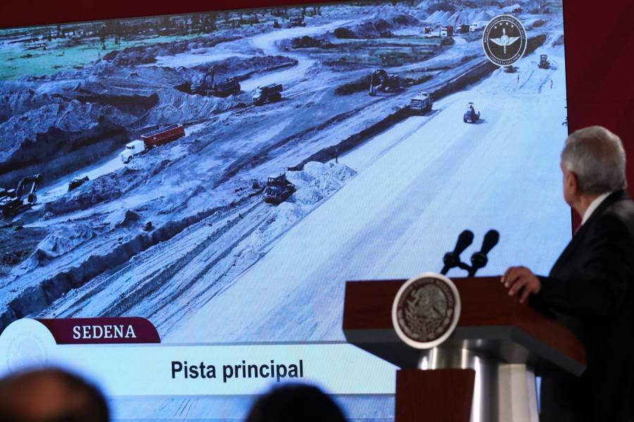 Aeropuerto de Santa Lucía lleva avance financiero de 80%: Hacienda