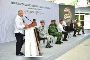 Anuncia AMLO presupuesto adicional de 50 mil mdp para Guardia Nacional