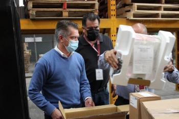 Por Covid, inicia ISSSTE distribuci&oacute;n de material y equipo a hospitales y cl&iacute;nicas