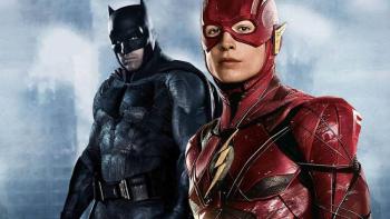 The Flash: video del rodaje muestra a Batman en motocicleta