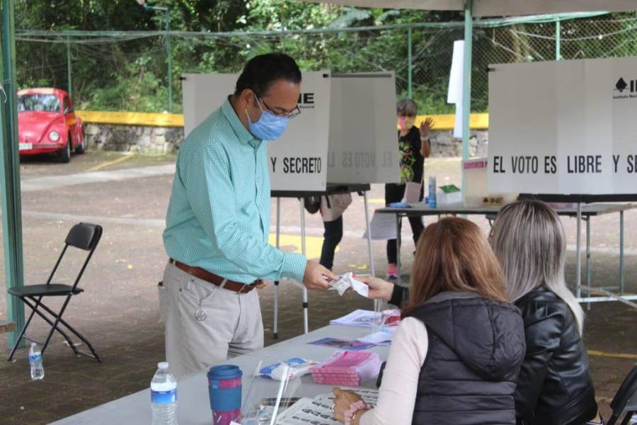 El INE reportó instalación de 94.87% mesas receptoras de la consulta popular