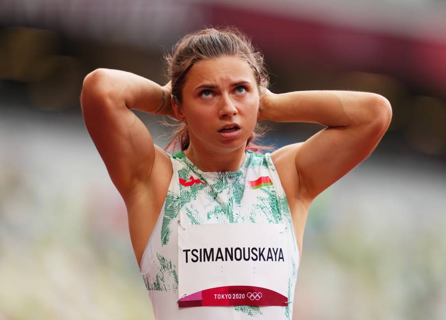 Una atleta bielorrusa, Krystsina Tsimanouskaya afirma estar 