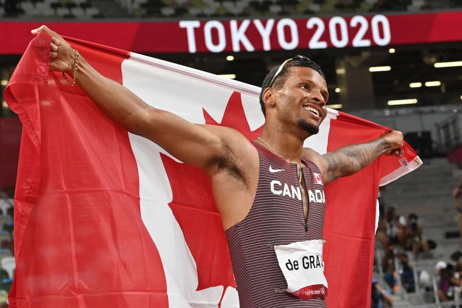 Tokio 2020 | Andre De Grasse gana los primeros 200 metros de la 'era post-Bolt'