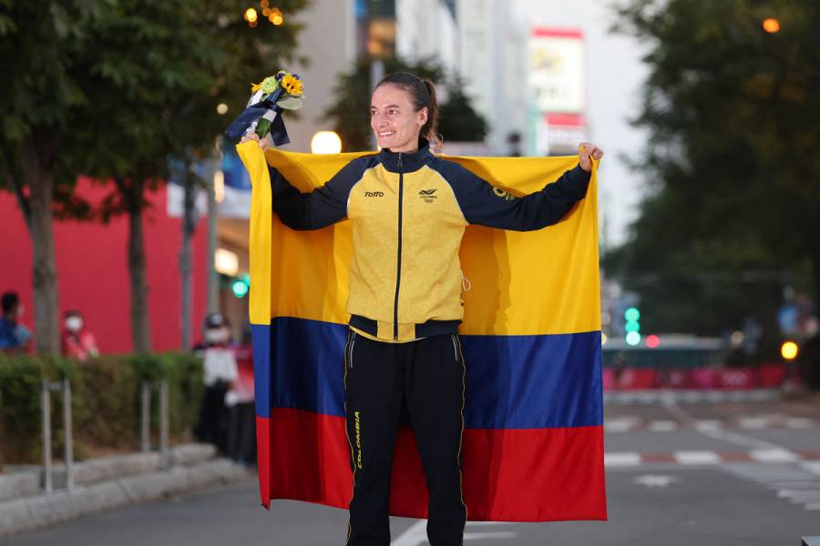 Tokio 2020 | Sandra Arenas conquista una plata histórica para la marcha colombiana