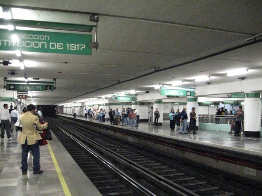 Metro realiza obras de mantenimiento en estación Constitución de 1917