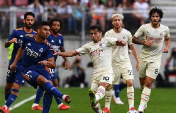 Real Madrid y AC Milan empatan sin goles en amistoso de pretemporada