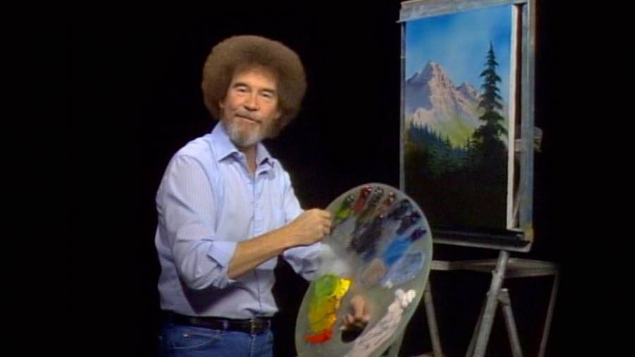 El tio Netflix estrenará documental sobre Bob Ross, el pintor de los árboles felices